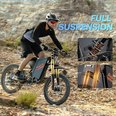 YVY Q8 Long Range Electric Motorbike — 60V, 2,100 Wh