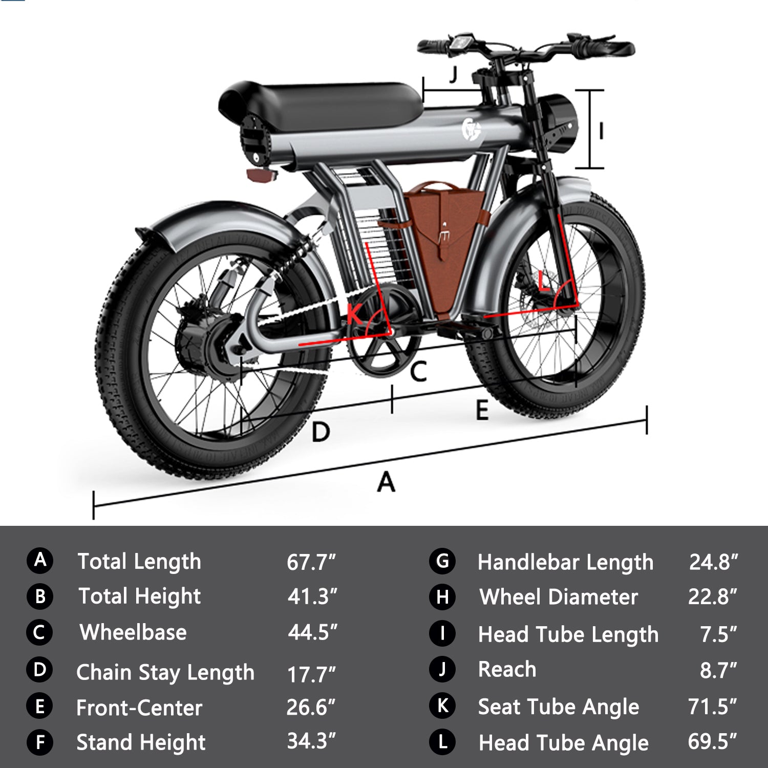 Smartravel Rocket ST201F Retro Fat Tire Ebike