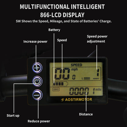 Aostirmotor A20 Fat Tire Folding Ebike