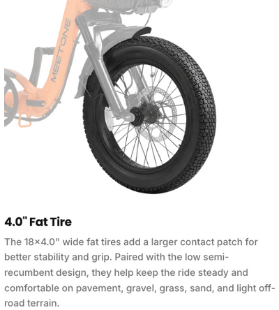 Meet One Breeze Pro 2.0 Full-Suspension Fat Tire Electric Trike