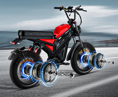 Freesky Cheetah MT-380 — 4000W Dual Motor AWD Electric Motorbike