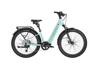 Velotric Discover 3 in Mint, side view — Zeus eBikes Canada