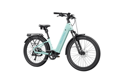 Velotric Discover 3 in Mint, front three-quarter view — Zeus eBikes Canada