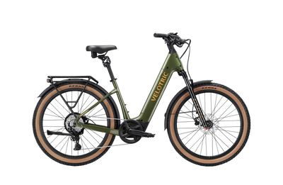 Velotric Discover M in Olivine Green, side view — Zeus eBikes Canada