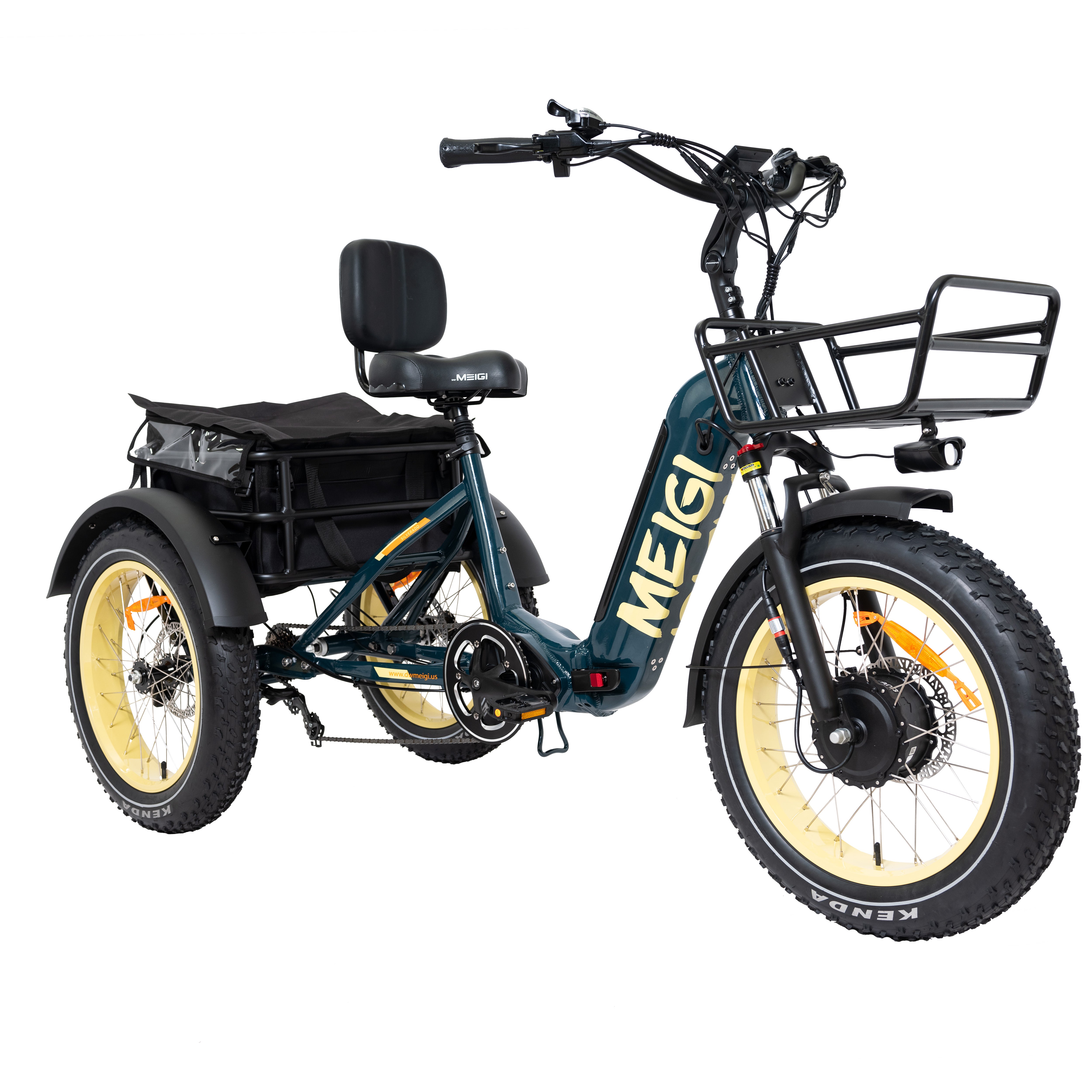 Meigi Silverado Fat Tire Folding Electric Trike