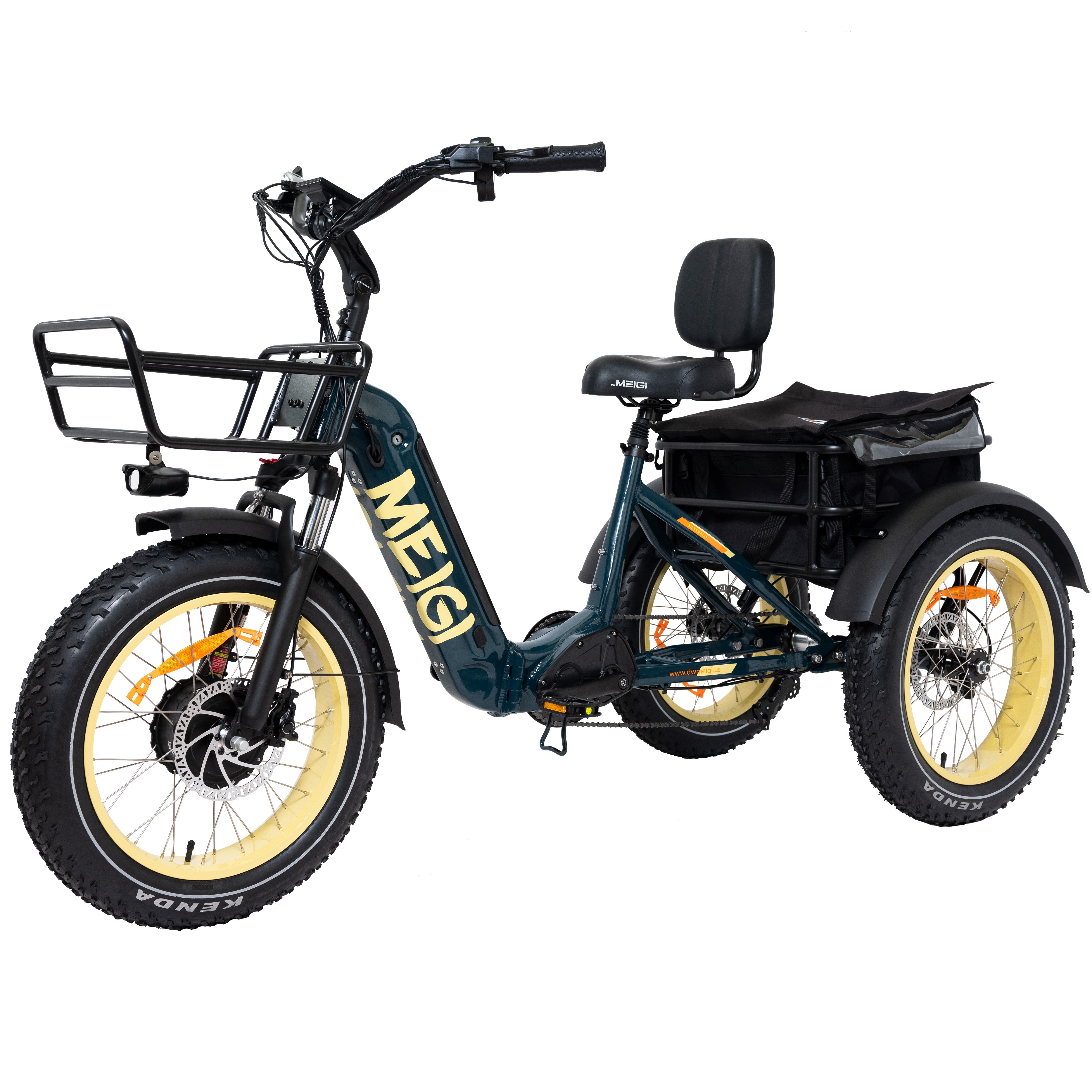 Meigi Silverado Fat Tire Folding Electric Trike