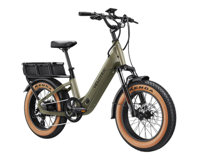 Velotric GoMad in Sage, front three-quarter view — Zeus eBikes Canada