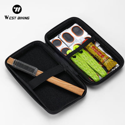 West Biking Multifunctional Portable Bicycle Tire Repair Tool Kit