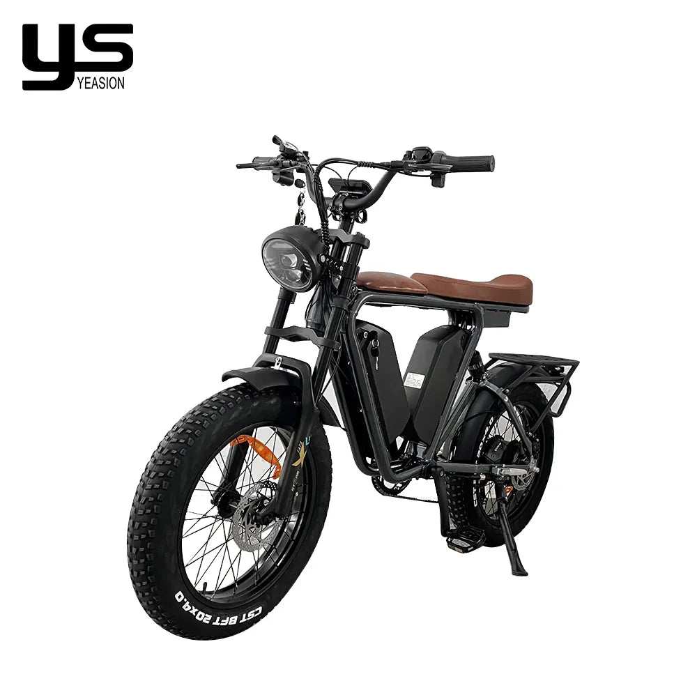 Yeasion V1 1000W Dual Battery Full Suspension Retro Ebike