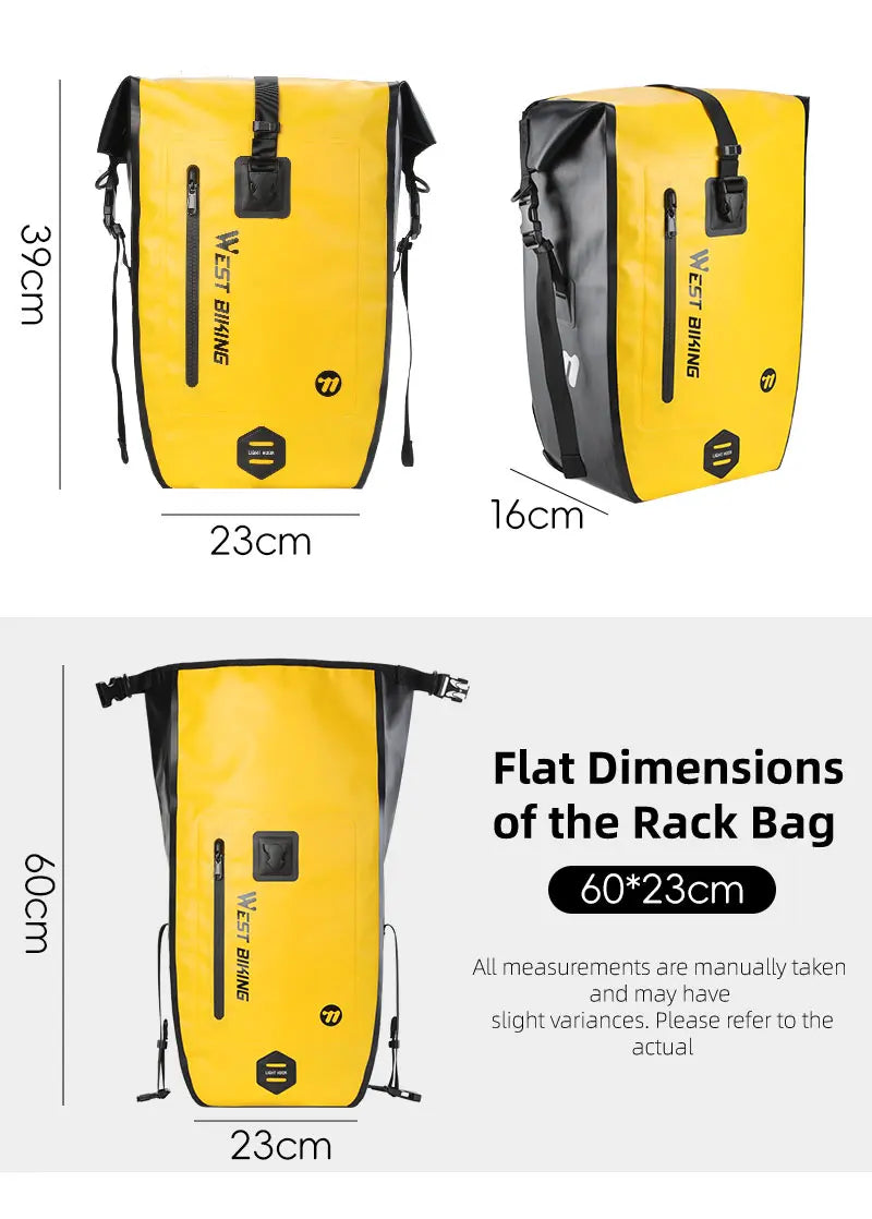 Waterproof 25L Pannier Bag