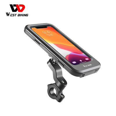Enclosed Adjustable Universal Ebike Phone Holder