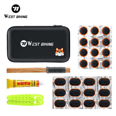 West Biking Multifunctional Portable Bicycle Tire Repair Tool Kit