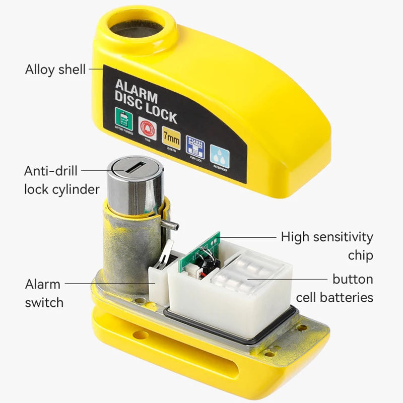 Disc Brake Alarm Lock