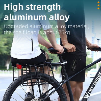Universal Large Capacity Rear Rack and Basket