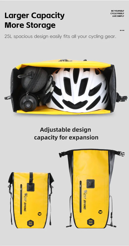 Waterproof 25L Pannier Bag