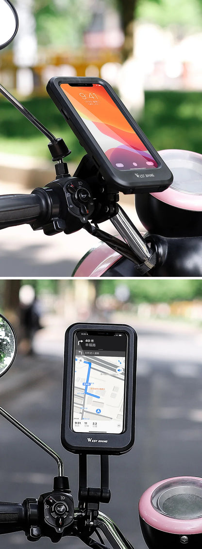 Enclosed Adjustable Universal Ebike Phone Holder