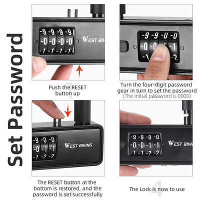 Keyless Combination U-Lock