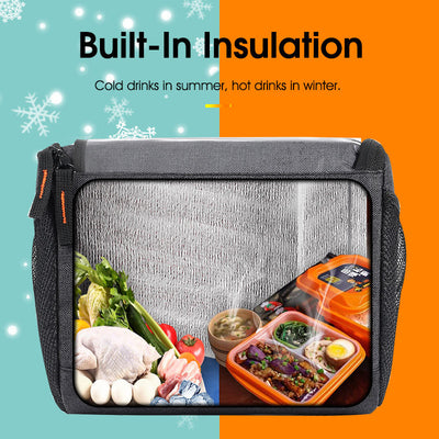 West Biking Multifunctional Handlebar Bag — 4.5L Insulated, Touch-Screen