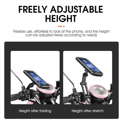 Enclosed Adjustable Universal Ebike Phone Holder