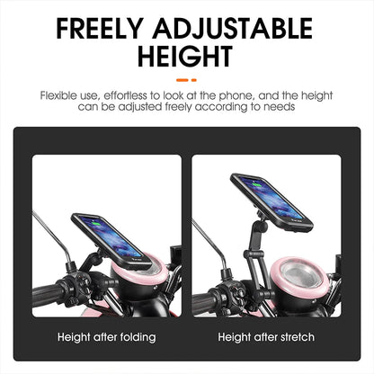 Enclosed Adjustable Universal Ebike Phone Holder