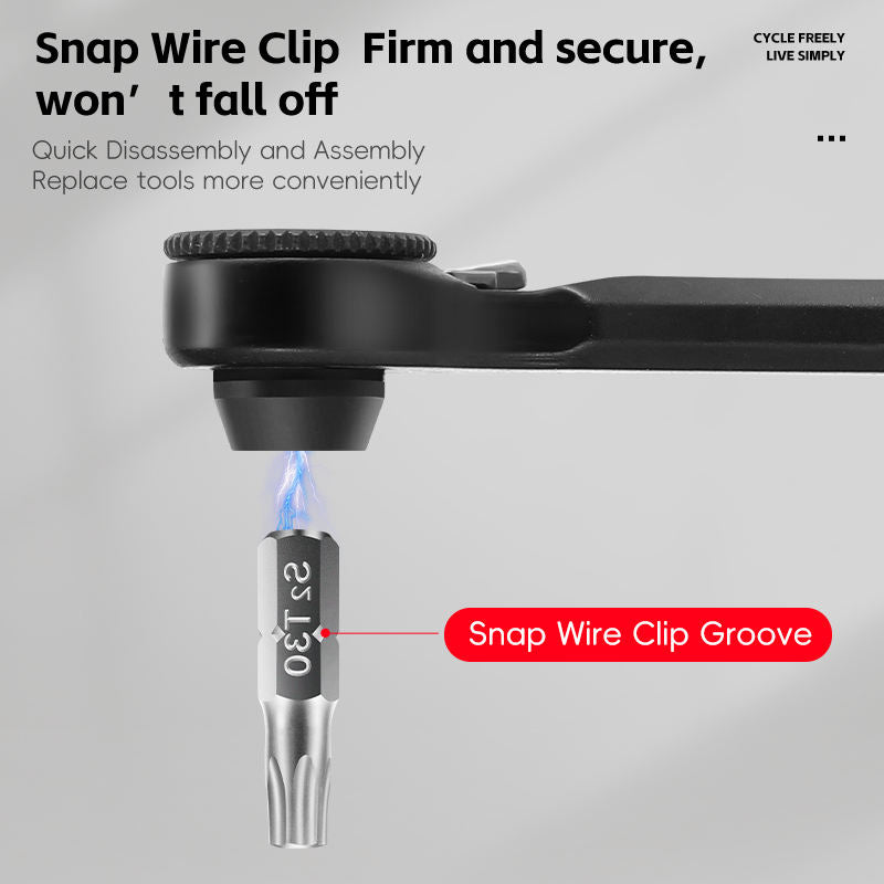 12 in 1 Multi Functional Ratchet Wrench Kit