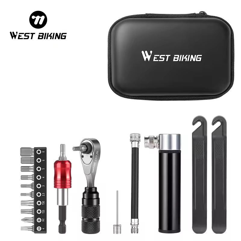 WEST BIKING Portable Multifunctional Bike Tool Kit