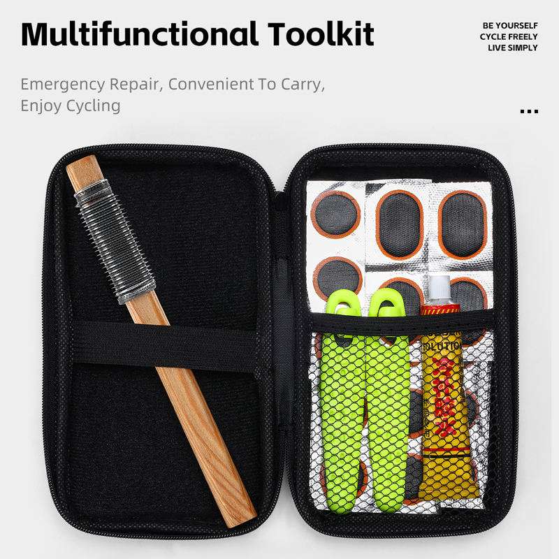 West Biking Multifunctional Portable Bicycle Tire Repair Tool Kit