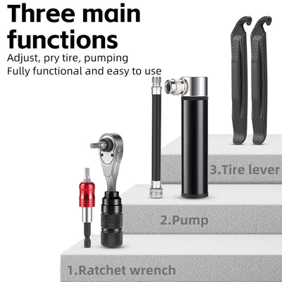 WEST BIKING Portable Multifunctional Bike Tool Kit