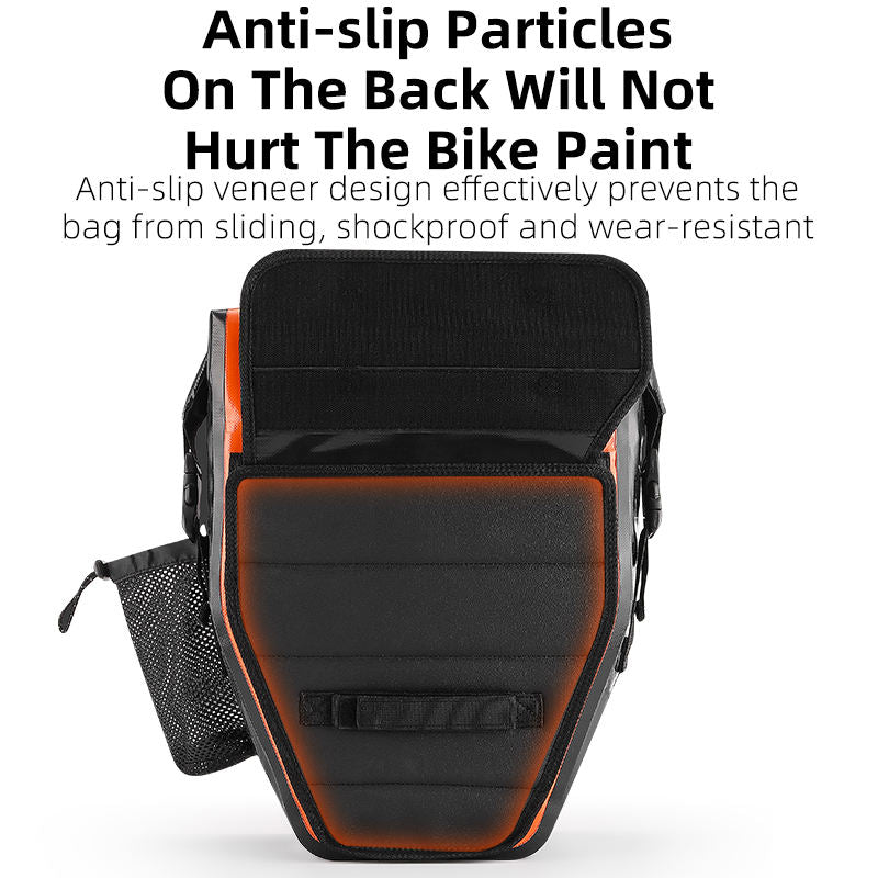 West Biking Long Riding Double Pannier Bag (50L) — Waterproof Rear Rack Bags