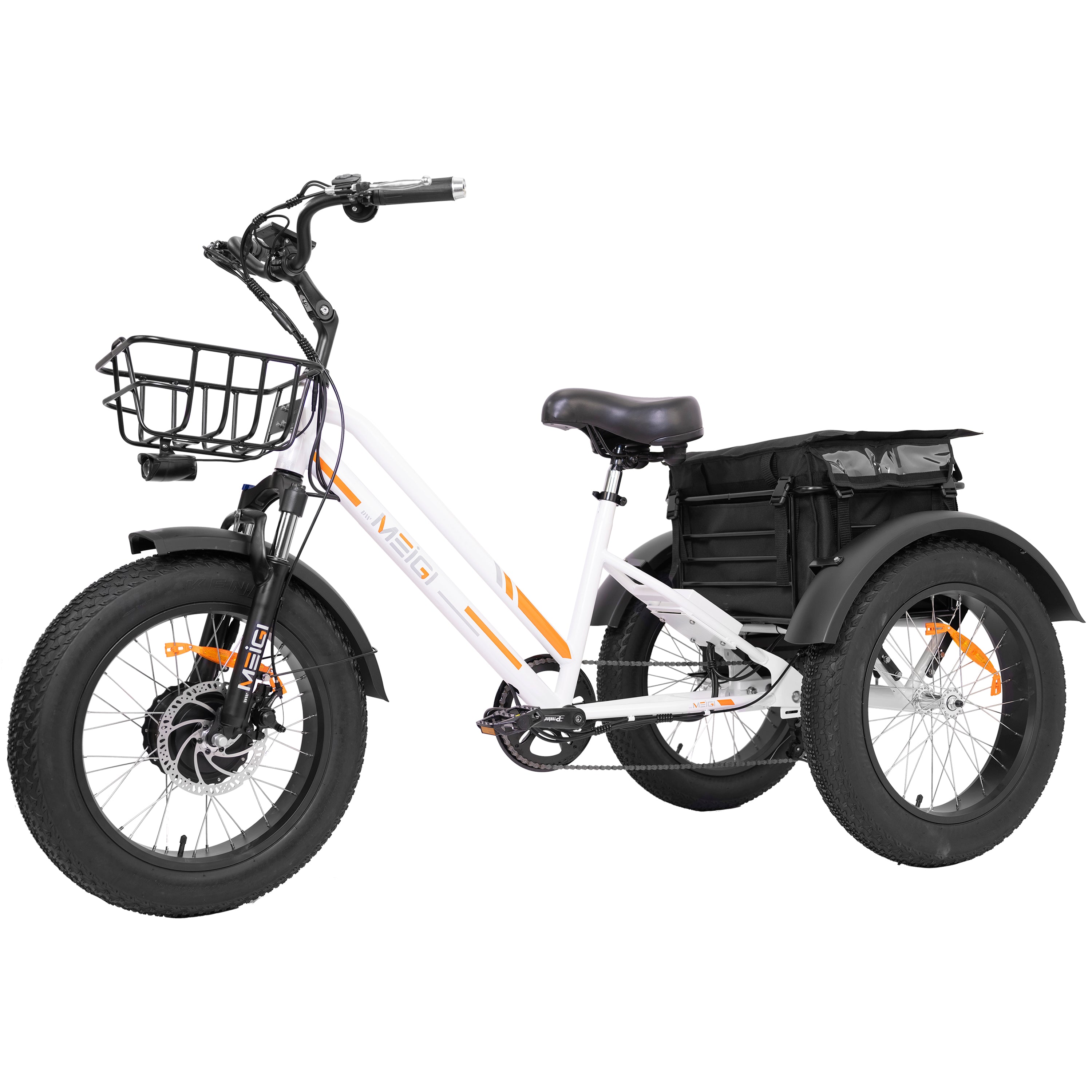 DWMeigi 750W MG1703 Fat Tire Trike Electric Bike