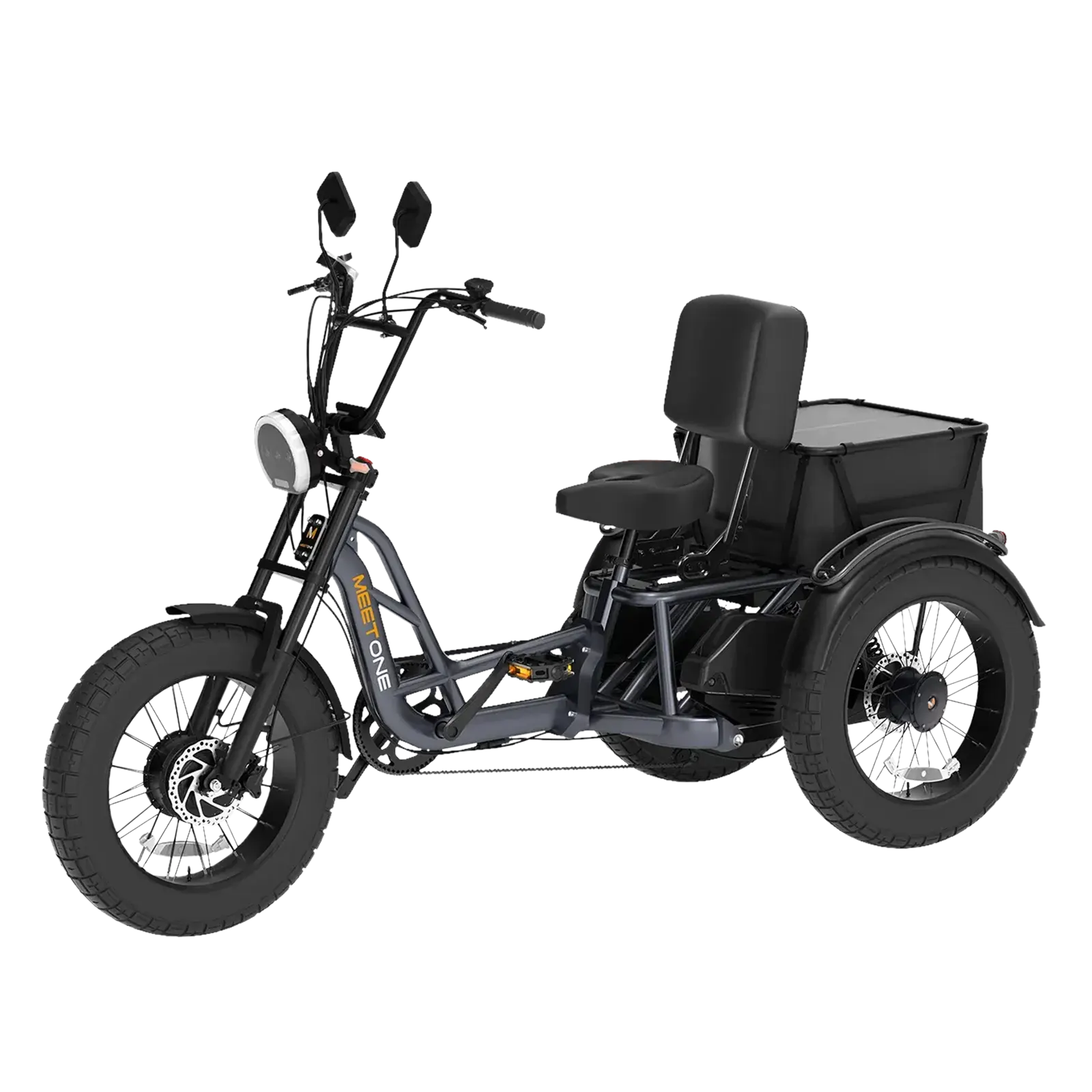 Meet One Tour Dual-Motor Dual-Battery Electric Trike (AWD)
