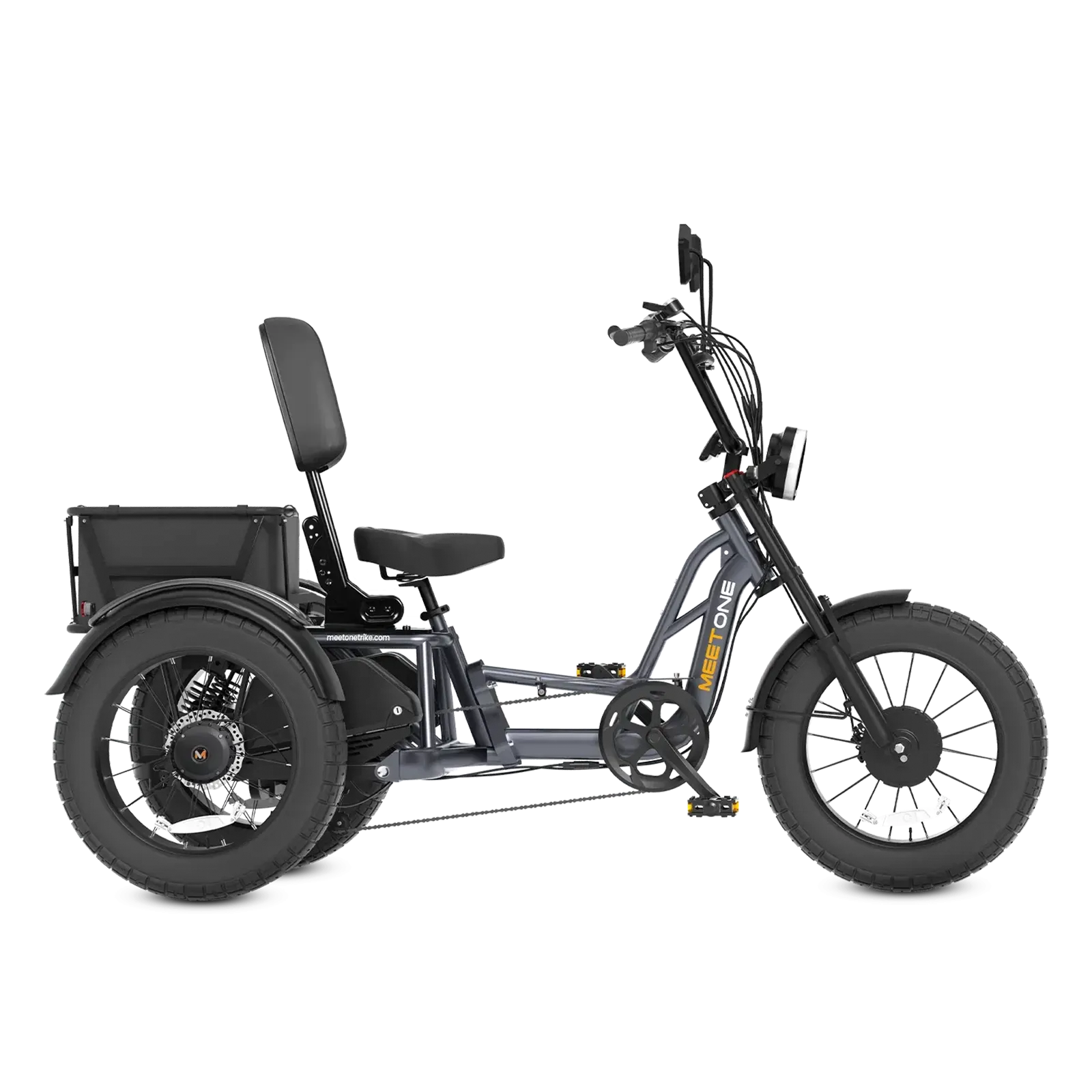 Meet One Tour Dual-Motor Dual-Battery Electric Trike (AWD)