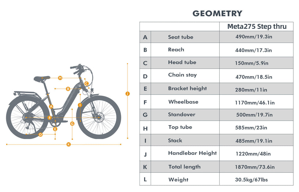 Eunorau Meta275 500W Ebike