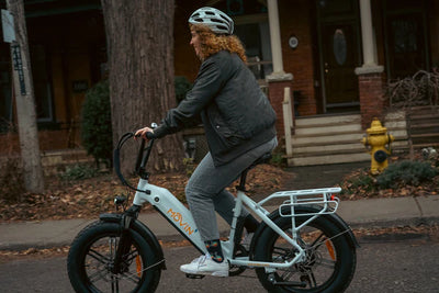 Movin Pulse Fat Tire Delivery E-Bike (500W, Dual-Battery Options, 50kg Rack, 32 km/h)