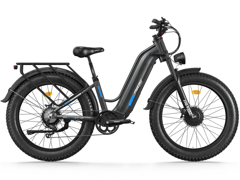 FREESKY Ranger M-540 Dual-Motor Step-Thru Electric Bike (48V 25Ah, 3500W Peak)