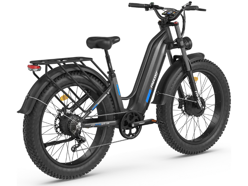 FREESKY Ranger M-540 Dual-Motor Step-Thru Electric Bike (48V 25Ah, 3500W Peak)