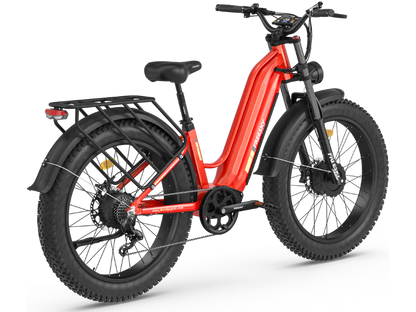 FREESKY Ranger M-540 Dual-Motor Step-Thru Electric Bike (48V 25Ah, 3500W Peak)