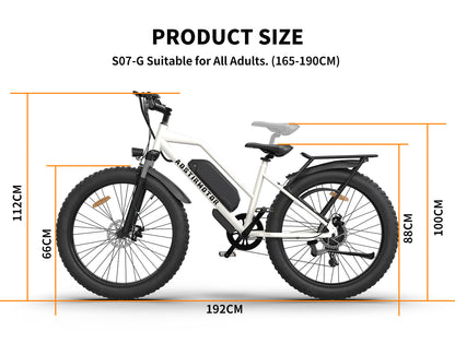 Aostirmotor S07-G Fat Tire Step Thru Mountain Ebike