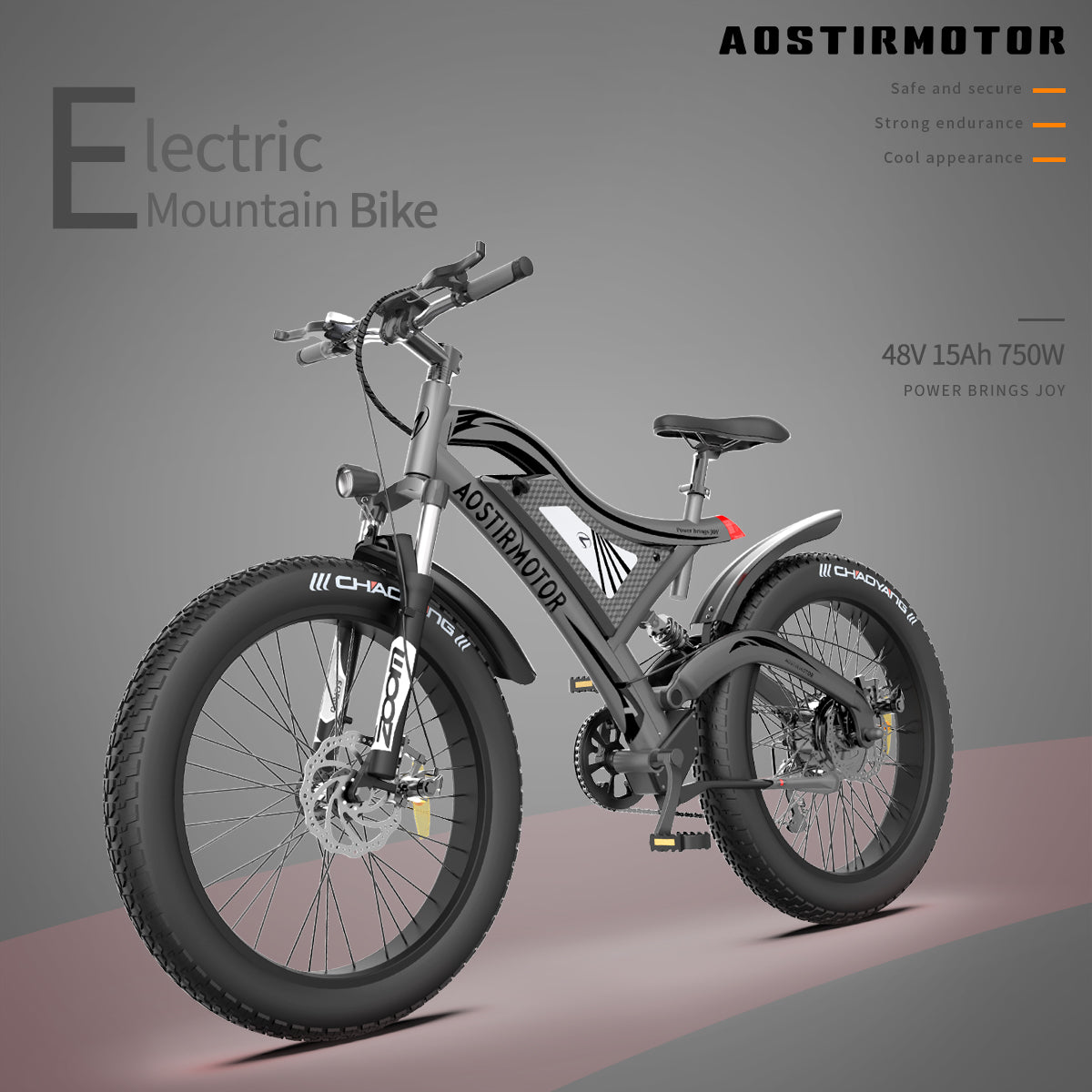 Aostirmotor S18 Fat Tire Mountain Ebike