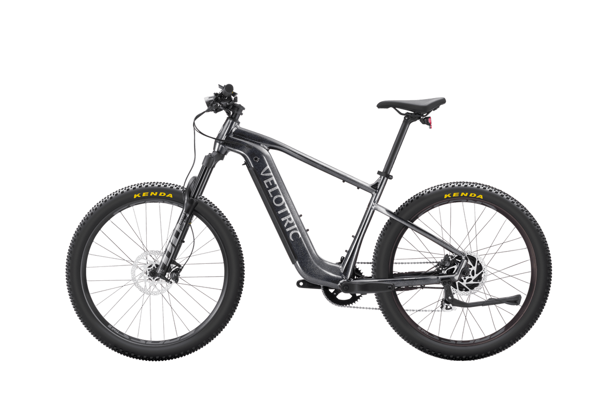 Velotric Summit 1 in Space Black, left side view — Zeus eBikes Canada