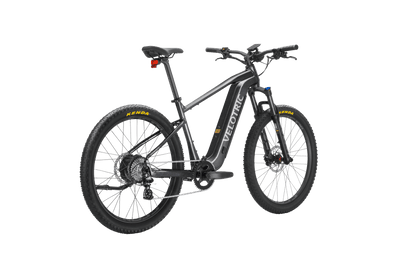 Velotric Summit 1 in Space Black, rear three-quarter view — Zeus eBikes Canada