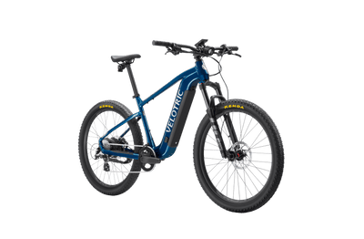 Velotric Summit 1 in Royal Blue, front three-quarter view — Zeus eBikes Canada