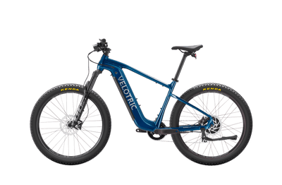 Velotric Summit 1 in Royal Blue, left side view — Zeus eBikes Canada