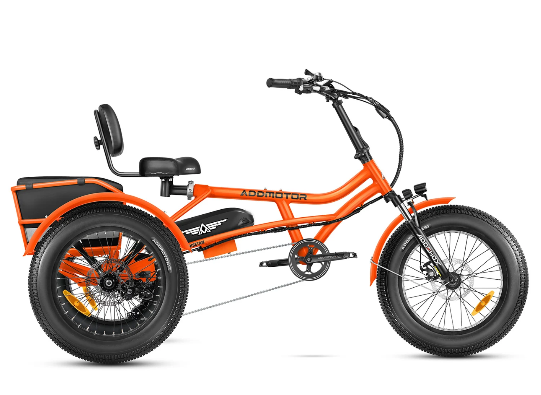 Semi recumbent tricycle on sale