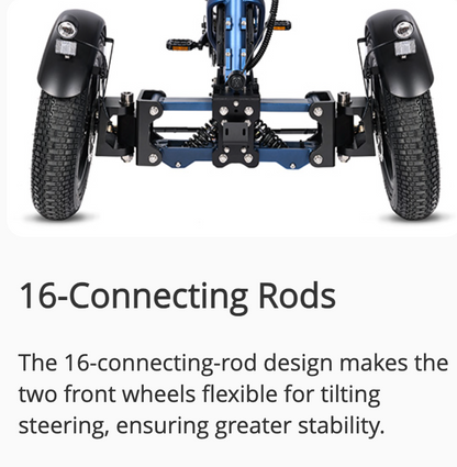 Addmotor SpytanX Reverse eTrike