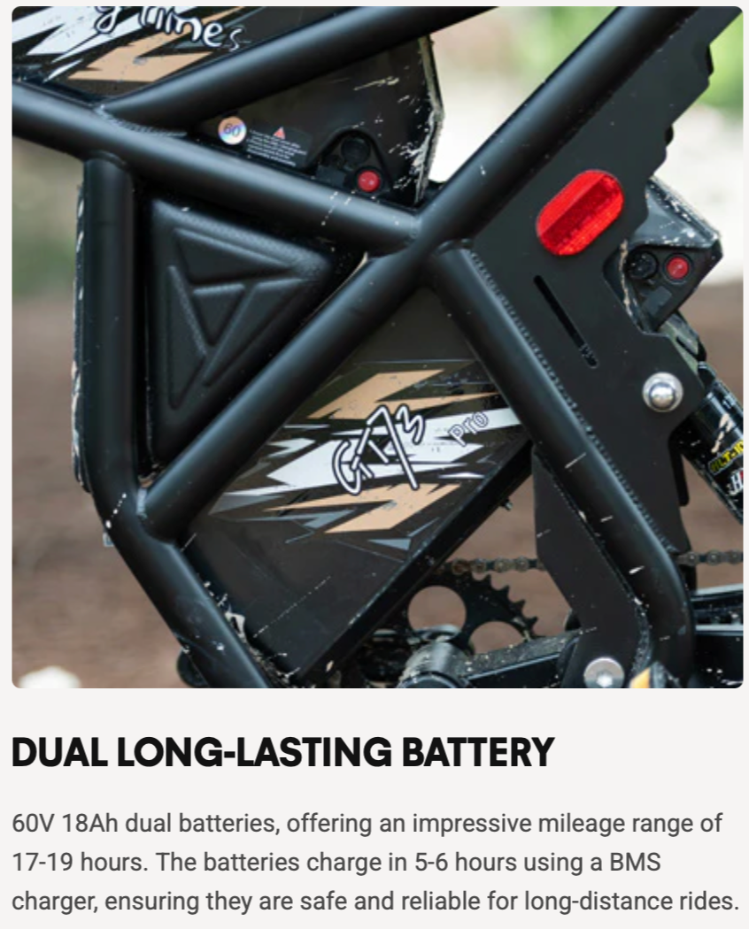 GT73 Pro Electric Motorbike