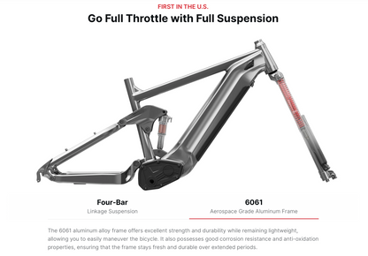 Himiway Cobra Full Suspension Electric Bike (In Stock Now)