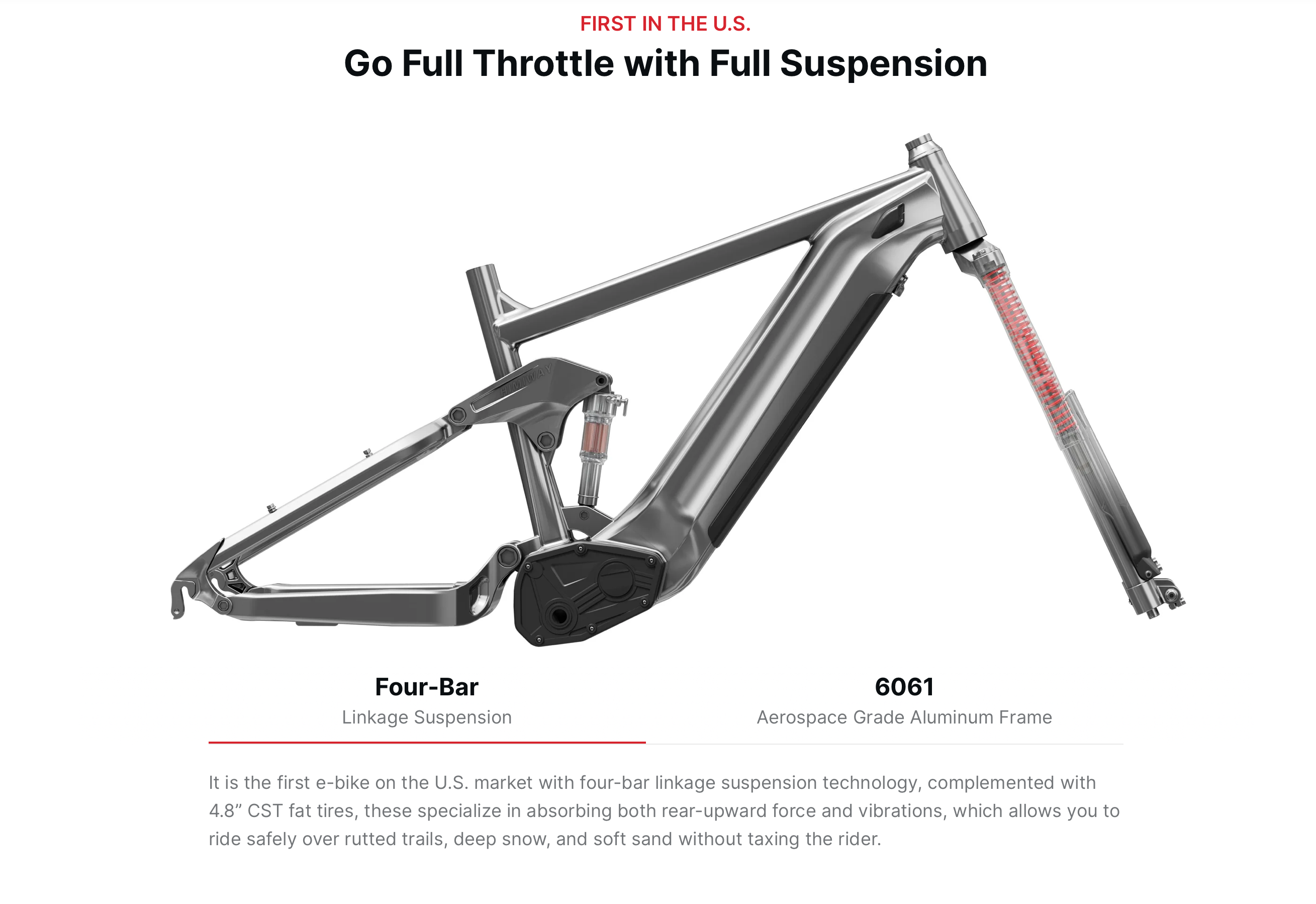 Himiway Cobra Full Suspension Electric Bike (In Stock Now)