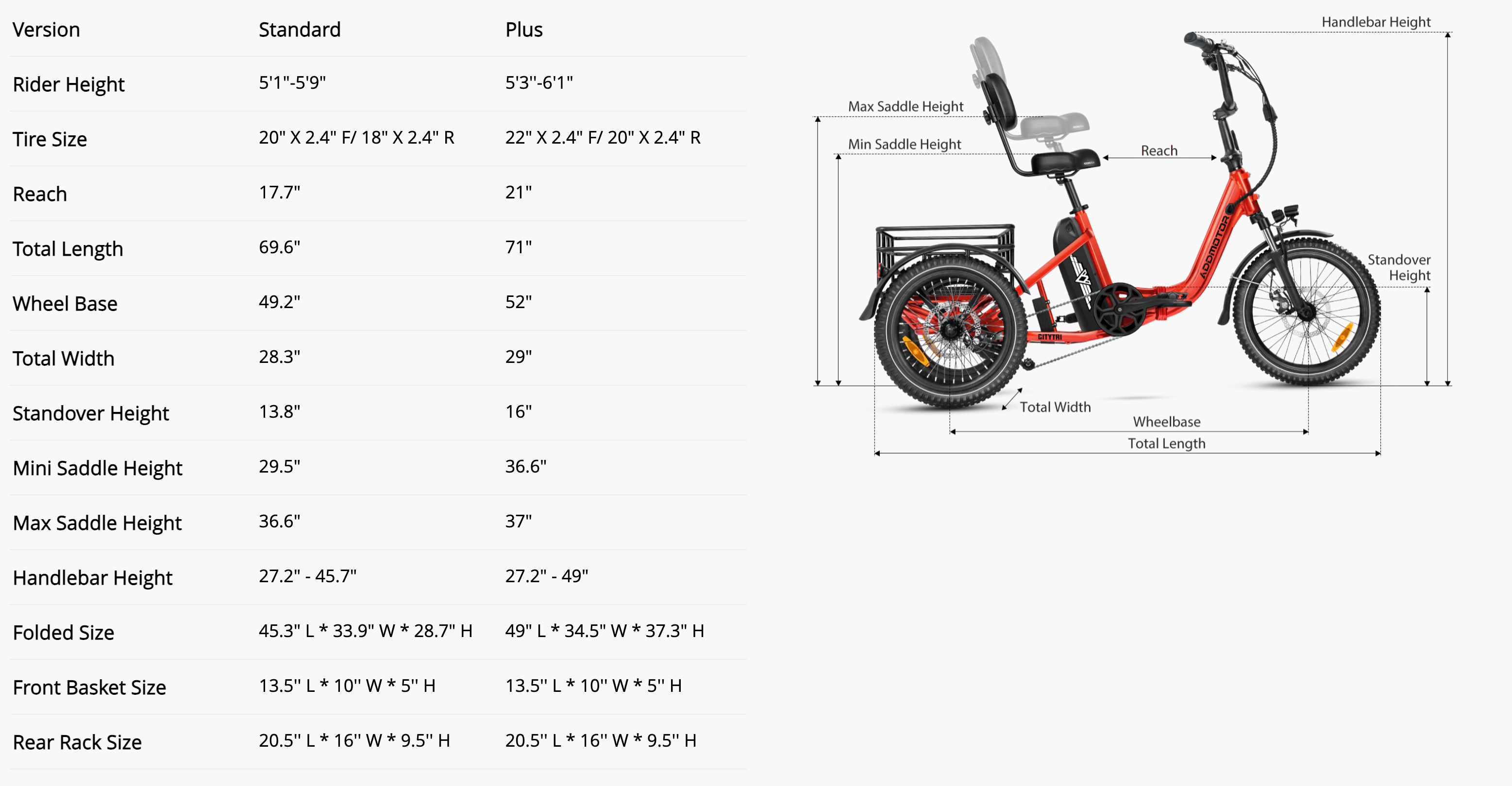 CITYTRI E-310 Electric Trike