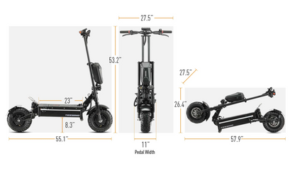 8000W Dual Motor Electric Scooter